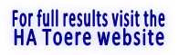 For full results visit the HA Toere website